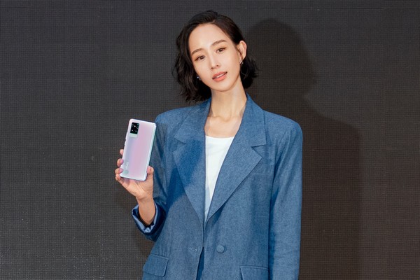張鈞甯昨日（24）出席手機發表會。 圖：vivo提供