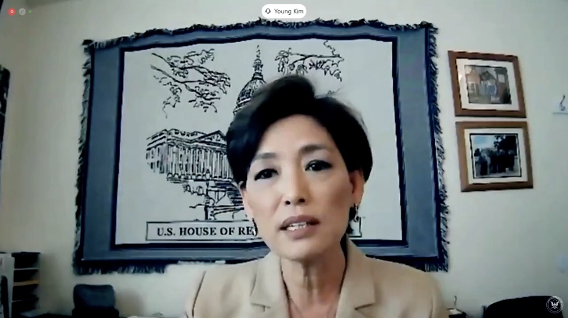 共和黨議員金映玉（Young Kim）在會上肯定台灣這些年來對全球公衛的貢獻及因應新冠疫情的表現，除應獲資格，也證明加入世衛後，更為美國與各國帶來更多益處。 圖 : 翻攝自Young Kim推特