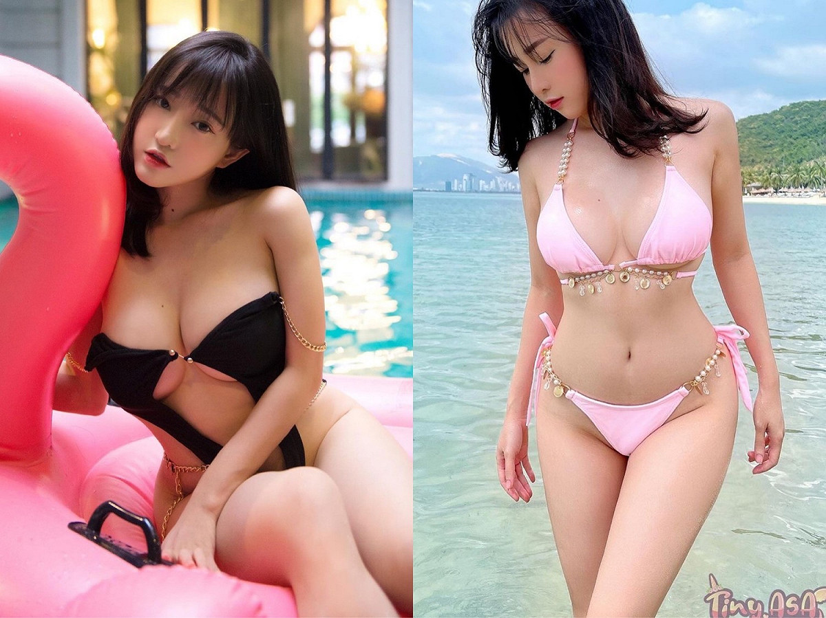 越南正妹Asa性感尺度破表。 圖：翻攝自IG