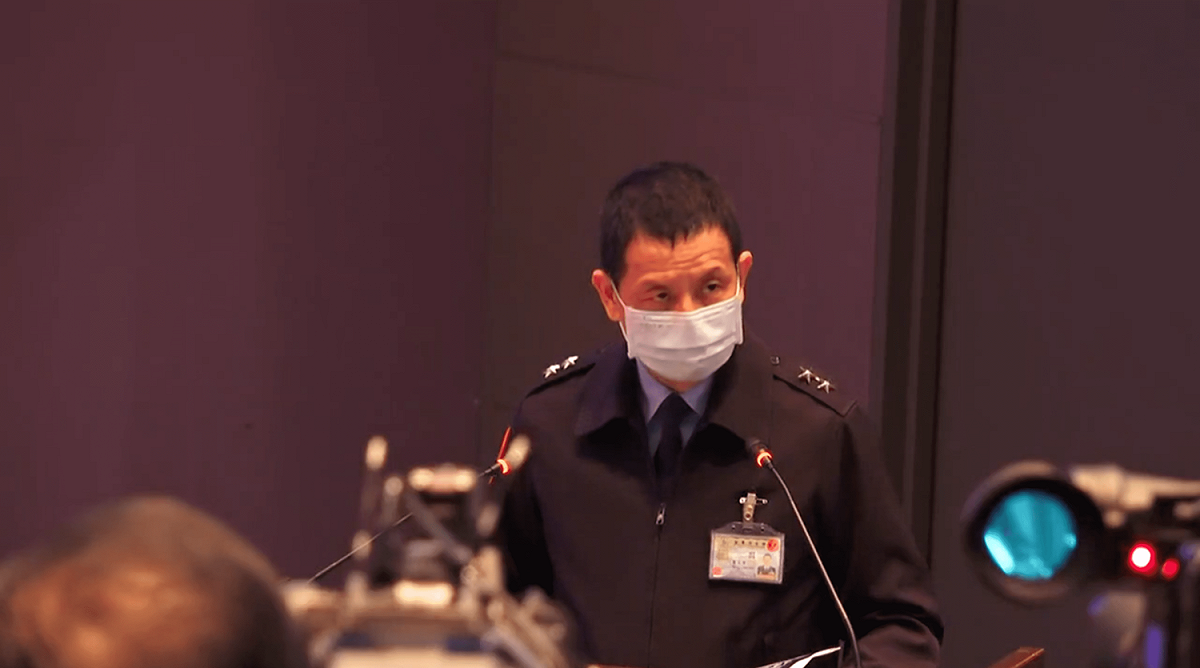 國防部空軍司令部參謀長黃志偉。 圖：取自國防部發言人臉書（資料照片）
