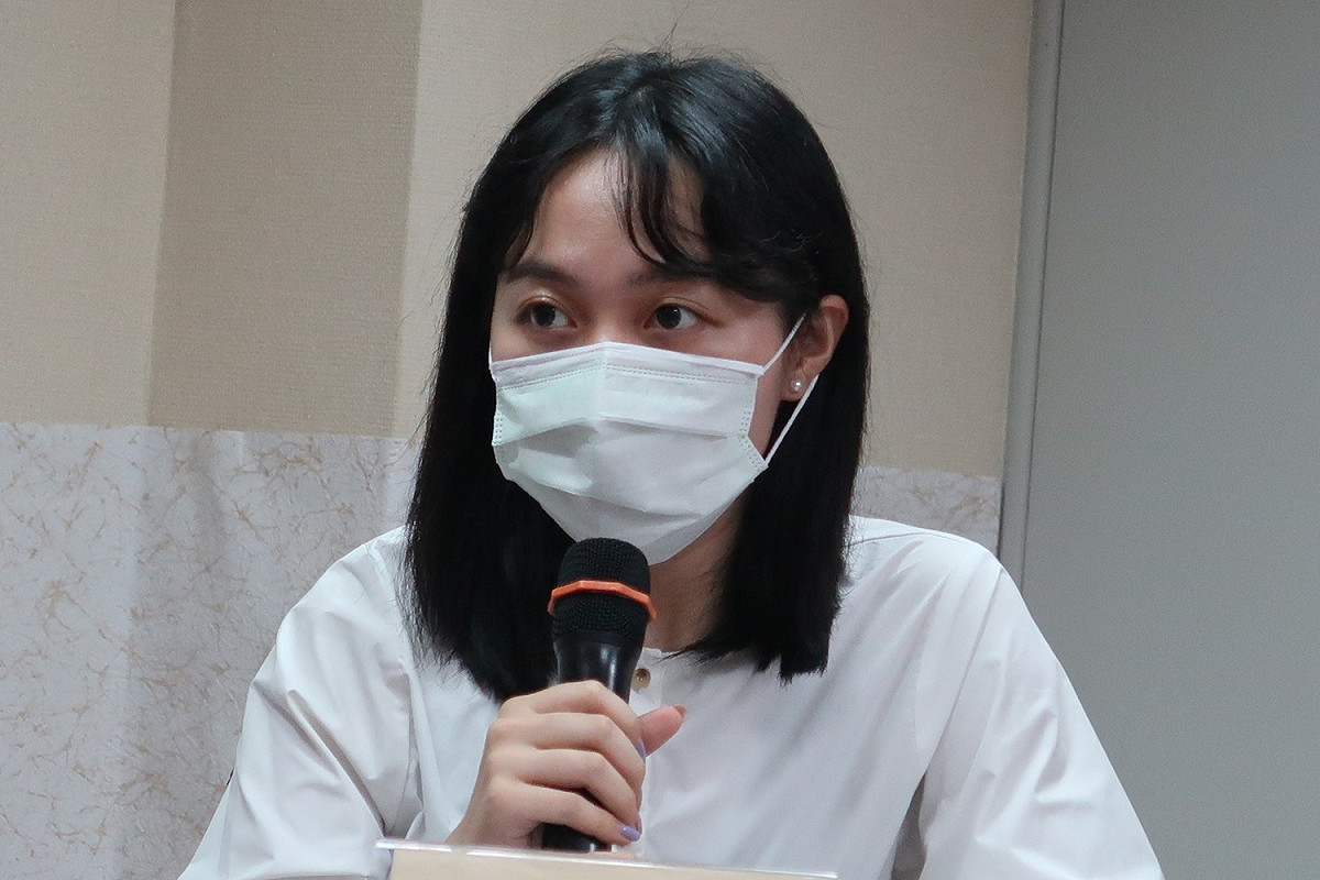 台大研協會長吳依潔 圖：林朝億/攝