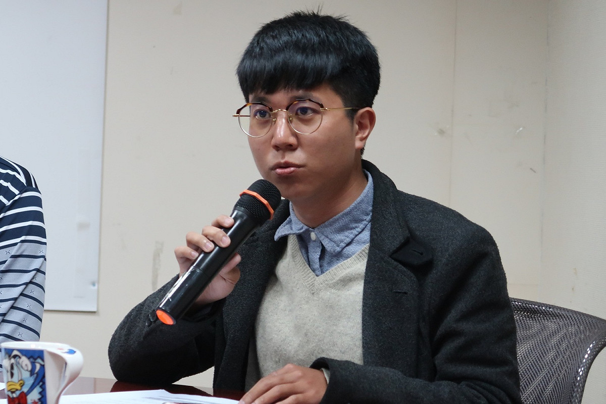 臺灣青年民主協會理事長張育萌 台大研協會長吳依潔