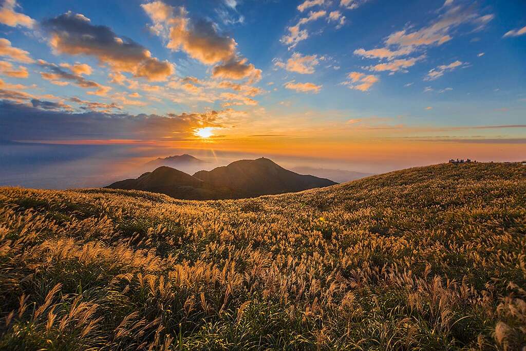 臺北大縱走大屯主峰。