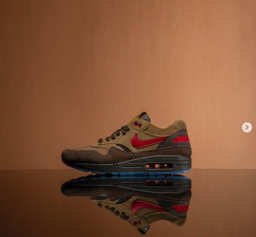 陳冠希和NIKE合作聯名推出新款球鞋CLOT x NIKE Air Max 1「K.O.D.」，卻臨時在發布會抽掉此產品。 圖：翻攝自陳冠希IG