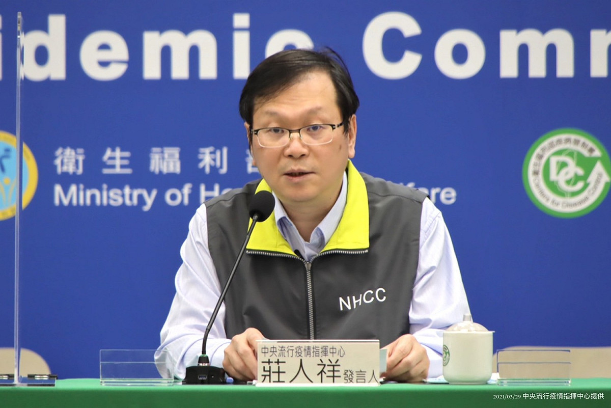 中央流行疫情指揮中心發言人 莊人祥 圖：中央流行疫情指揮中心/提供