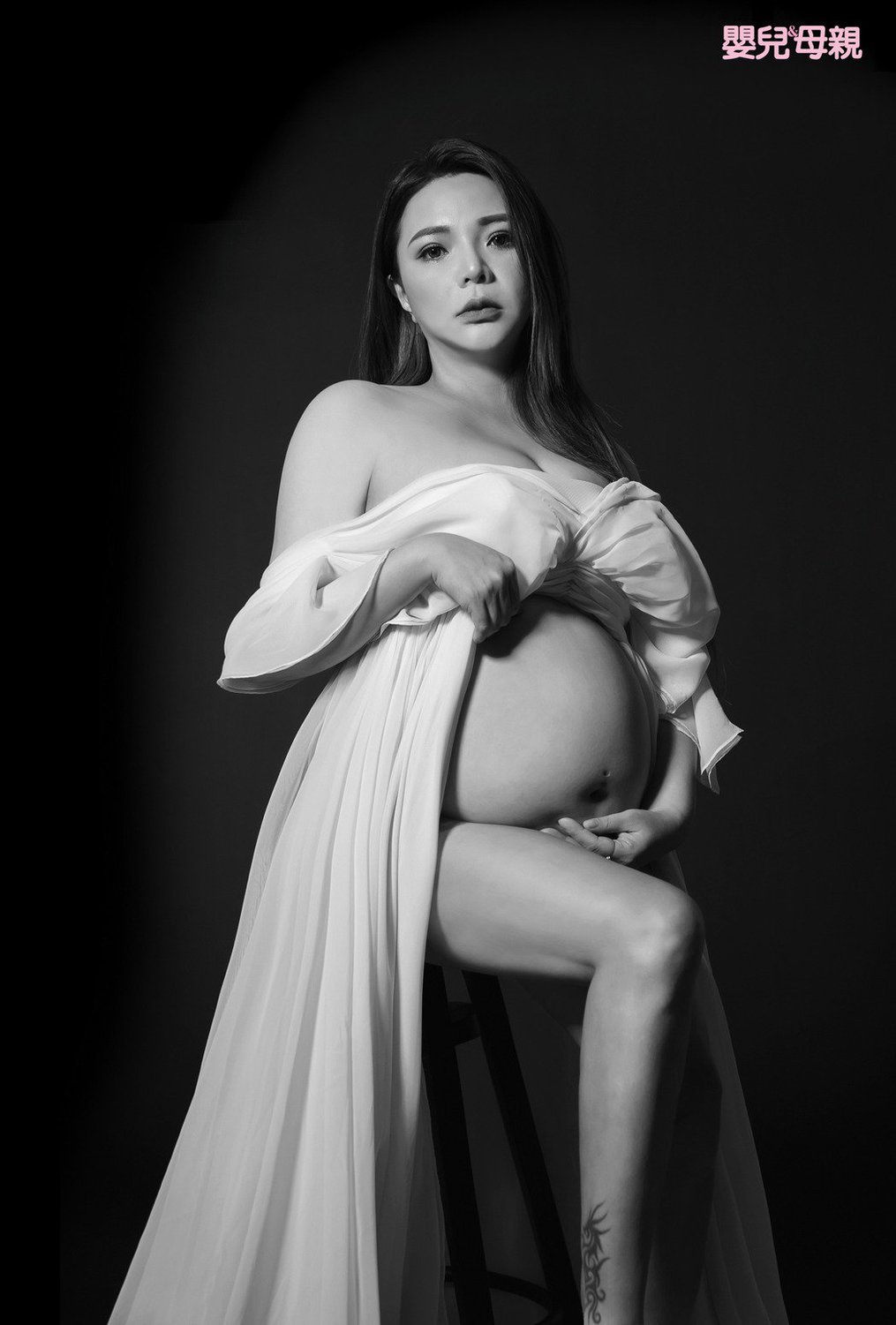 小甜甜懷胎6個月孕婦寫真曝光。 圖：嬰兒與母親／提供