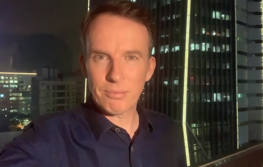 BBC原駐中國記者沙磊（John Sudworth）因報導新疆人權問題安全受到威脅，已調派台灣。 圖：翻攝YouTube