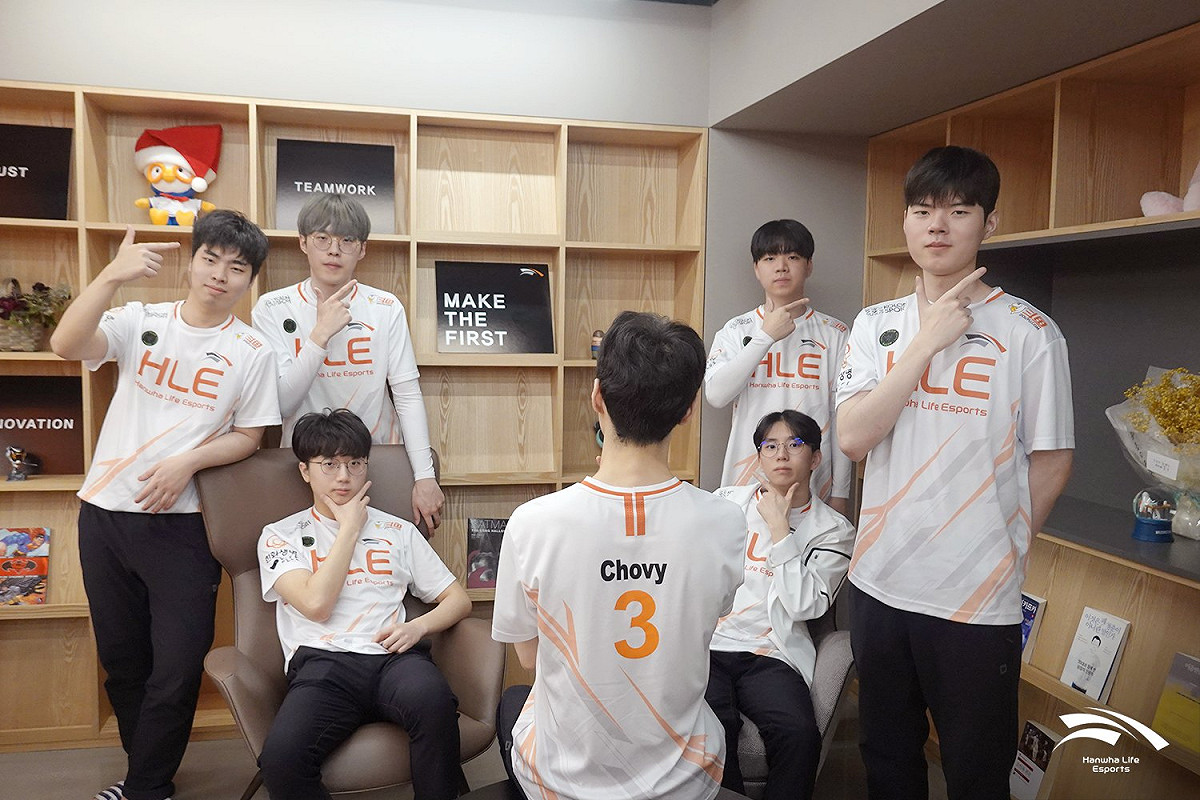 Hanwha Life Esports昨日在一場五局大戰當中淘汰掉RedForce。 圖：翻攝自HLE TWITTER