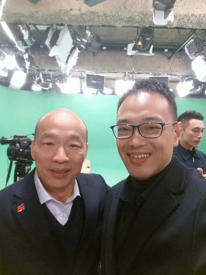 毛嘉慶日前與韓國瑜合影 圖:擷取自毛嘉慶臉書