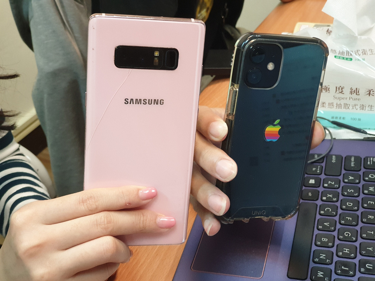 愛爾蘭研究發現 Android收集用戶數據是iPhone的20倍。 圖 : 謝步智 / 攝