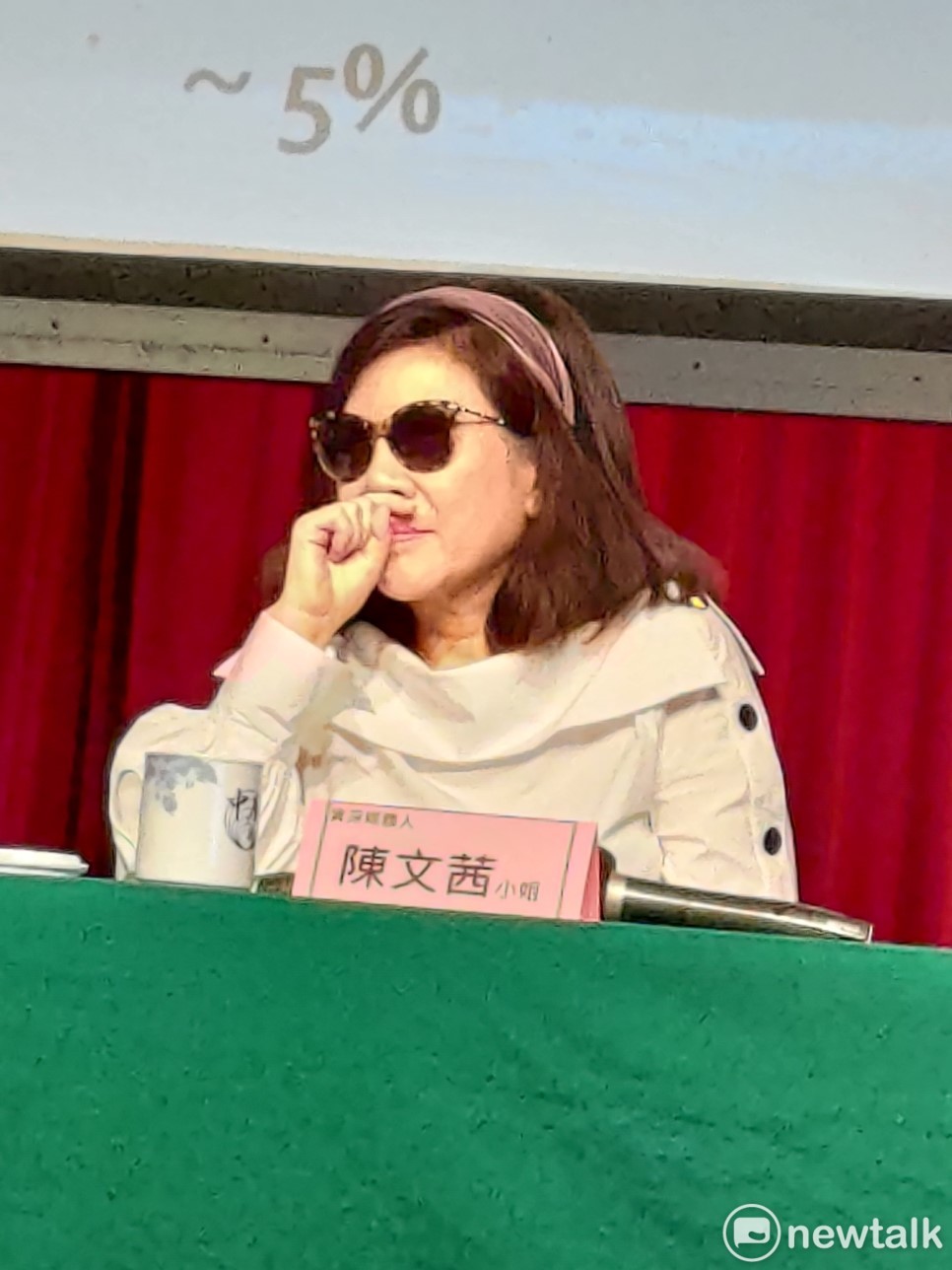 資深媒體人陳文茜。 圖：黃建豪/攝