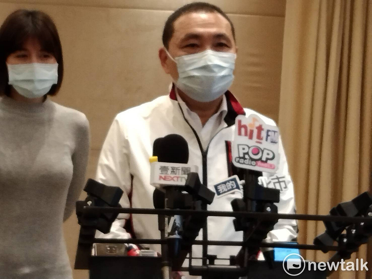 侯友宜表示，只要跟他同事過的都是他永遠的好朋友，友誼永遠不變，不過在公事與私誼之間，他一定先把公事擺第一。 圖：林昀真／攝