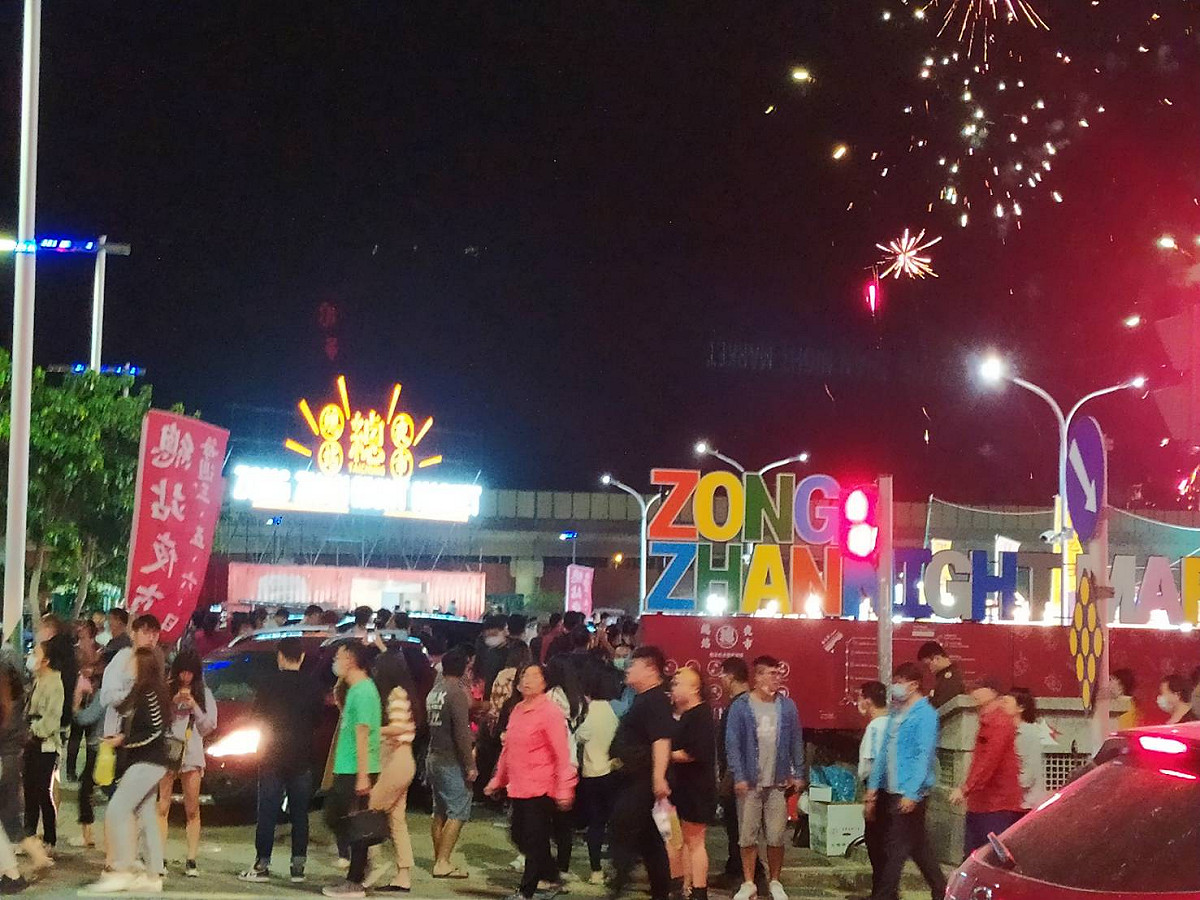捷運夜市今天開幕。 台中市政府/提供