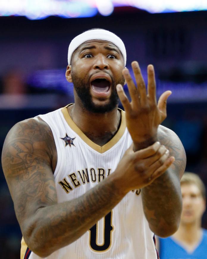 快艇以10天短約簽下前明星中鋒「表弟」DeMarcus Cousins補強禁區戰力。 圖／美聯社／達志影像