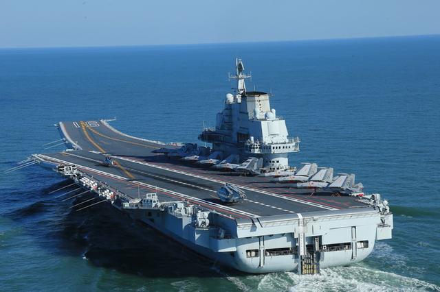 中共再度派出包含遼寧號航母等6艘艦艇，在台灣海域附近進行軍演。 圖 : 翻攝自環球網（資料照）