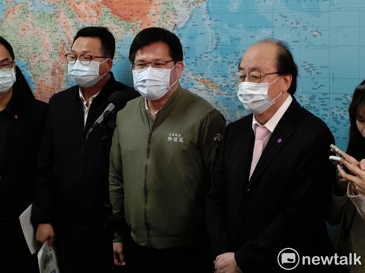 交通部長林佳龍赴立法院為太魯閣列車脫軌事故進行專案報告。 圖：黃建豪/攝