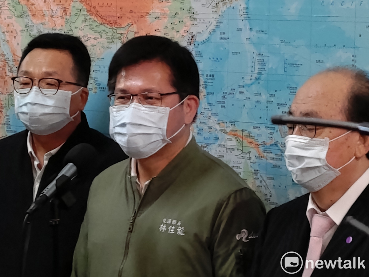 交通部長林佳龍赴立法院為太魯閣列車脫軌事故進行專案報告。 圖：黃建豪/攝
