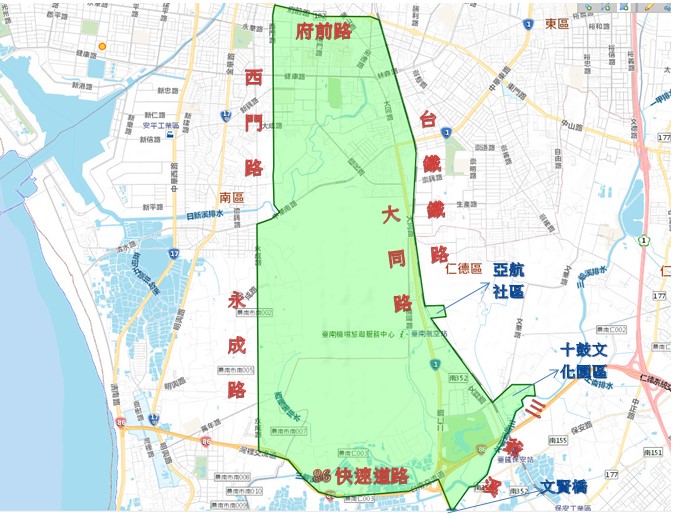台南市仁德區、中西區、南區、東區等4區部分區域將停水44小時，配合台鐵施工。 圖：自來水公司第六區管理處提供