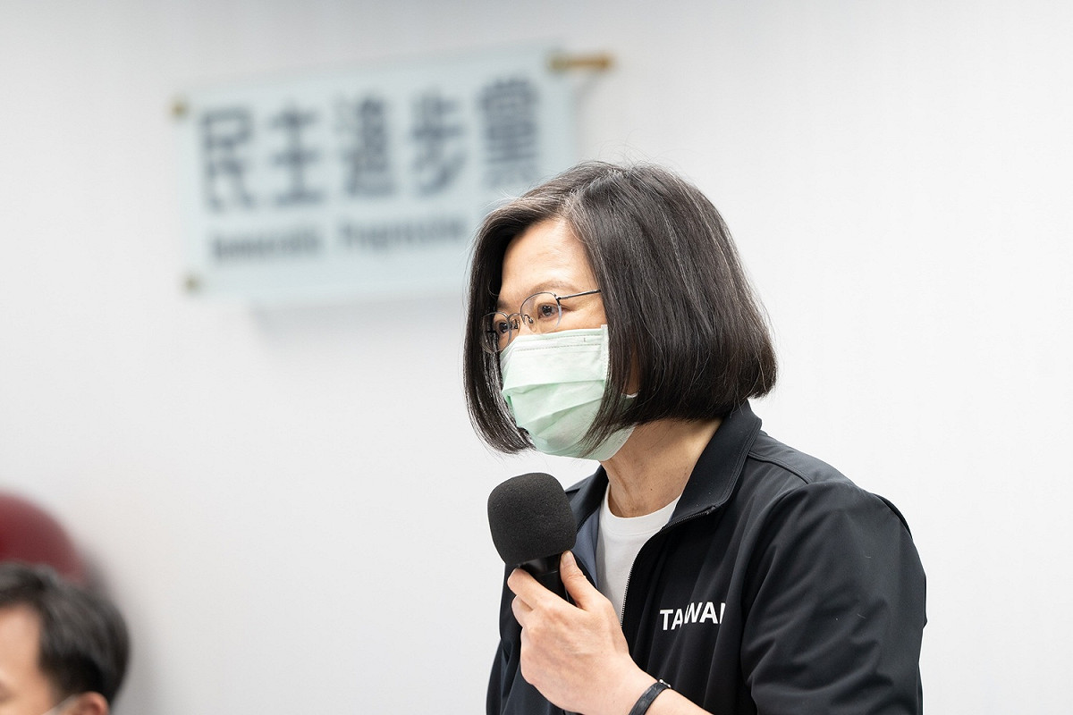 身兼民進黨主席的總統蔡英文 圖：民進黨提供