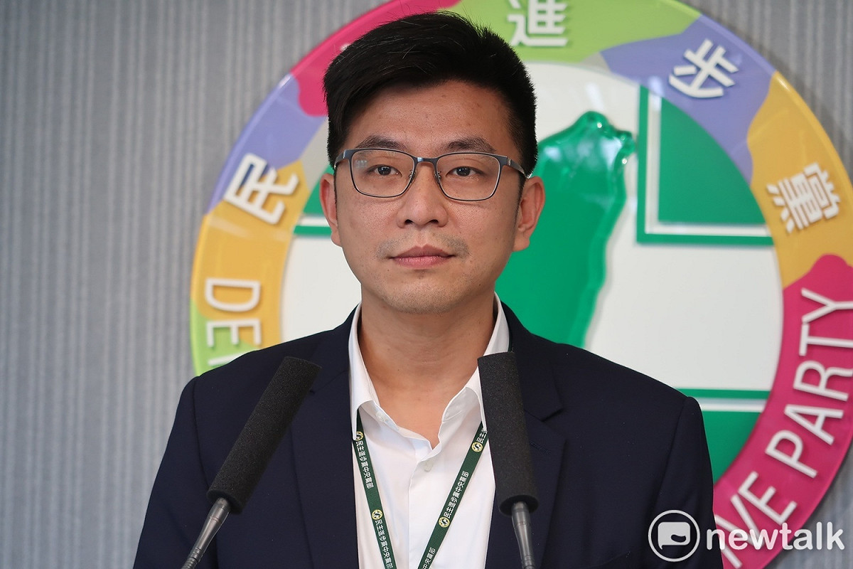 民進黨發言人周江杰。 圖：林朝億/攝（資料照）