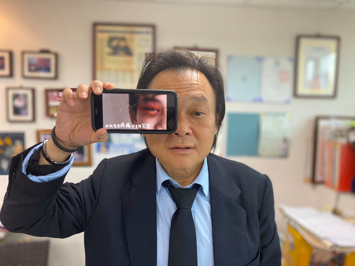 市議員王世堅看見人民傷痛 圖:擷取自王世堅臉書