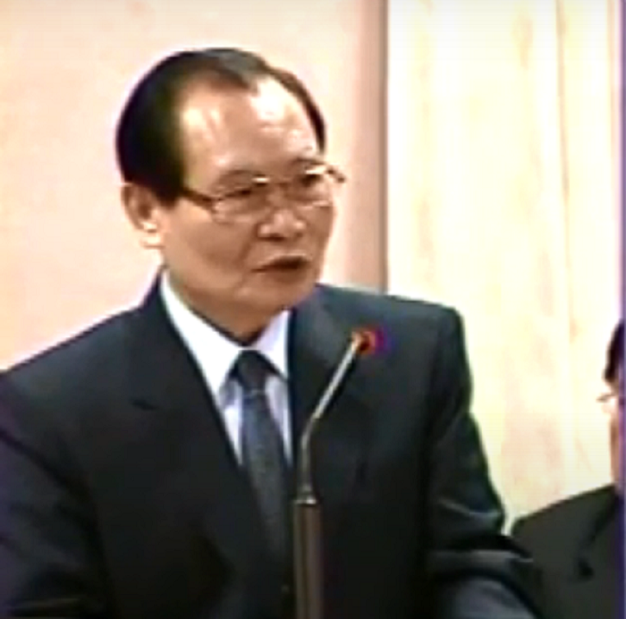 前法務部長曾勇夫。 圖 : 翻攝Youtube國會頻道