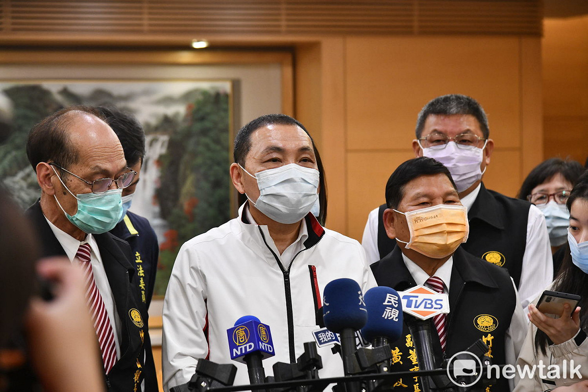 新北市長侯友宜呼籲台電應公開資訊讓全國民眾知道，中央地方要共同面對核安問題。 圖：林昀真/攝