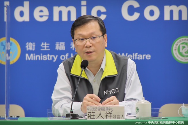 中央流行疫情指揮中心發言人莊人祥 圖：中央流行疫情指揮中心/提供