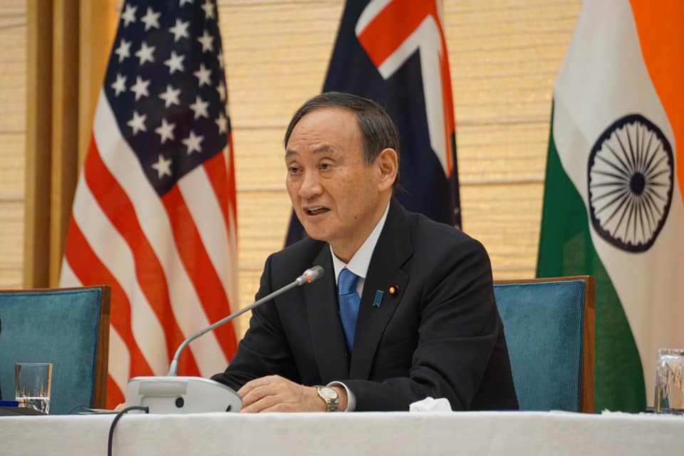 日本首相菅義偉 圖 : 翻攝自菅義偉臉書