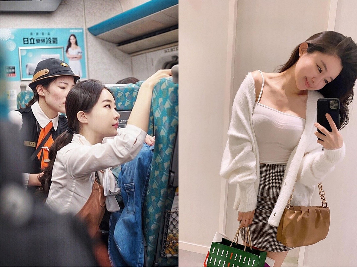因在高鐵上安撫女乘客而爆紅的An。 圖：翻攝自ohgoodjobpal IG