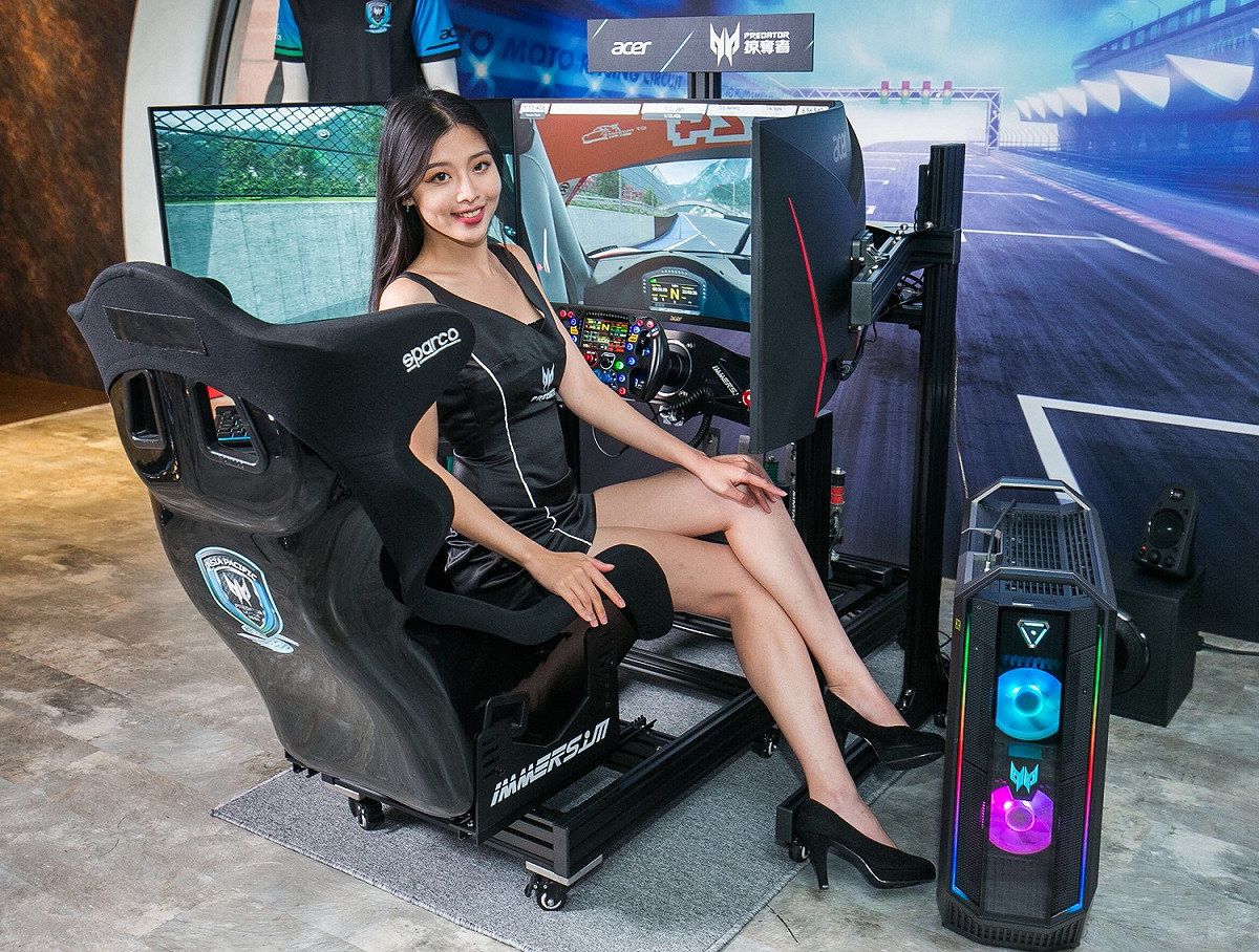 宏碁今（9）日宣告Predator League虛擬賽車推廣計畫起跑 圖：acer/提供