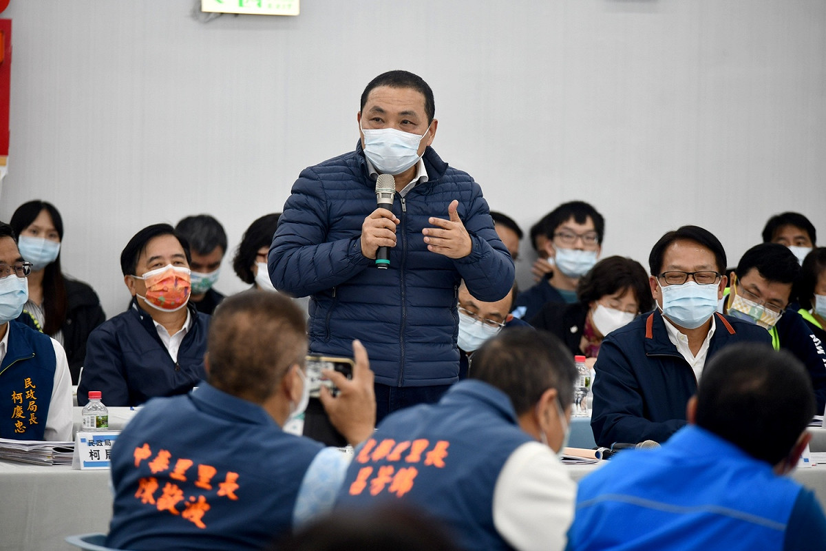 侯友宜說，職位高低不重要，「能夠做出定位，比你擁有什麼職位還重要。」  圖：新北市政府／提供