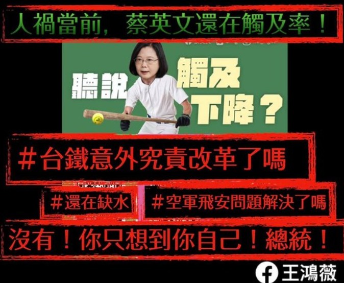 圖：翻攝王鴻薇臉書