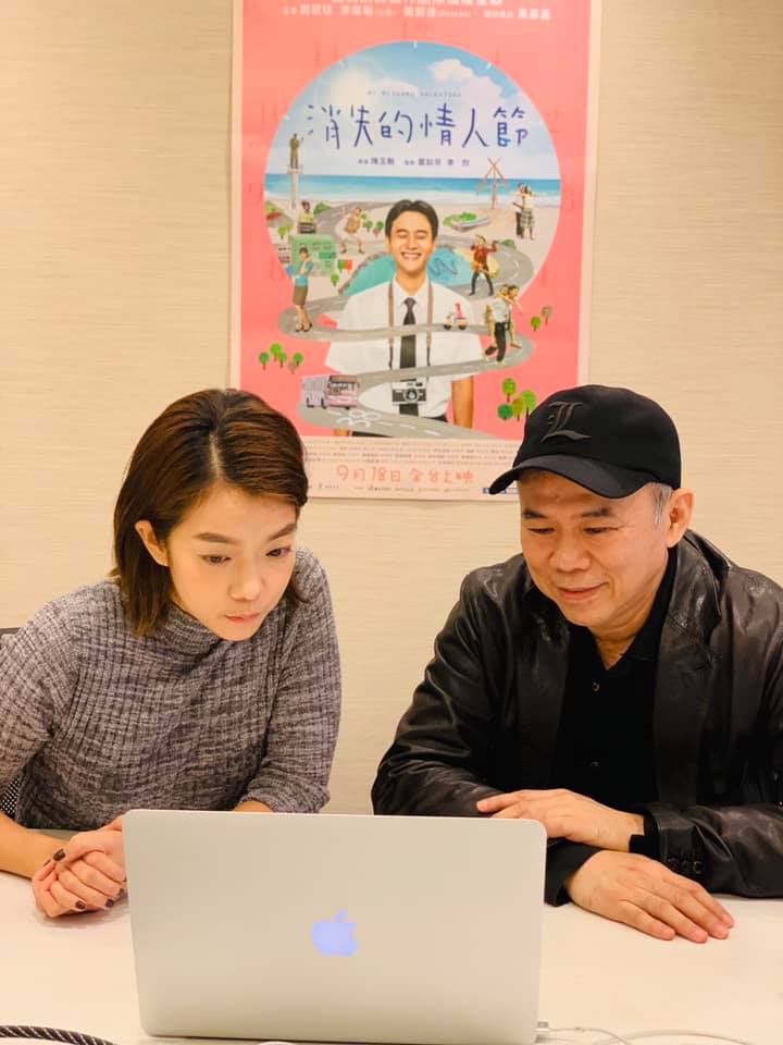 面對外界批評聲浪，導演陳玉勳（右）感到非常無奈。 圖：翻攝自奔放小勳臉書