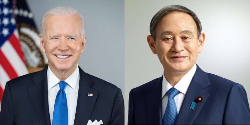 拜登與菅義偉將舉行高峰會 圖：新頭殼合成照