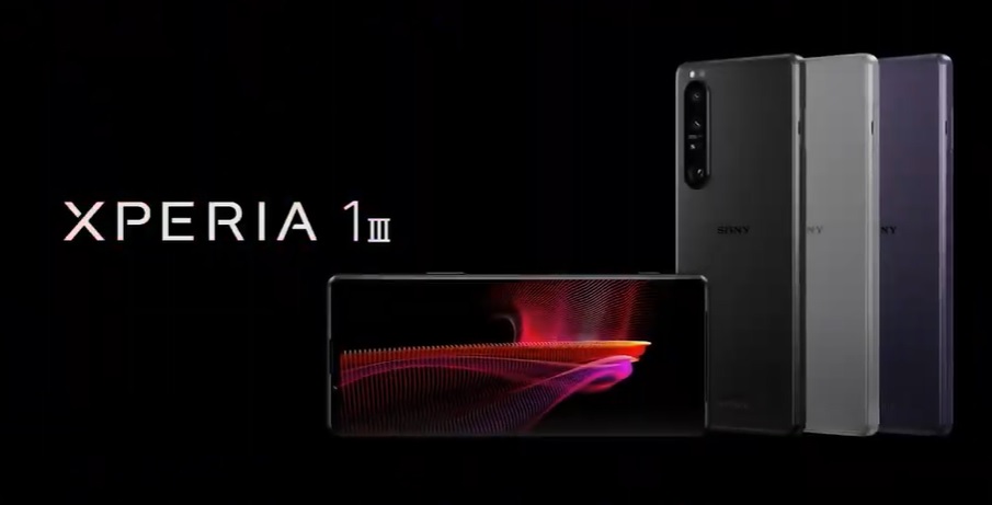 Sony今日發表的Xperia 1 III是全球第一款4K HDR兼120Hz螢幕刷新率手機。 圖：截取自直播影片