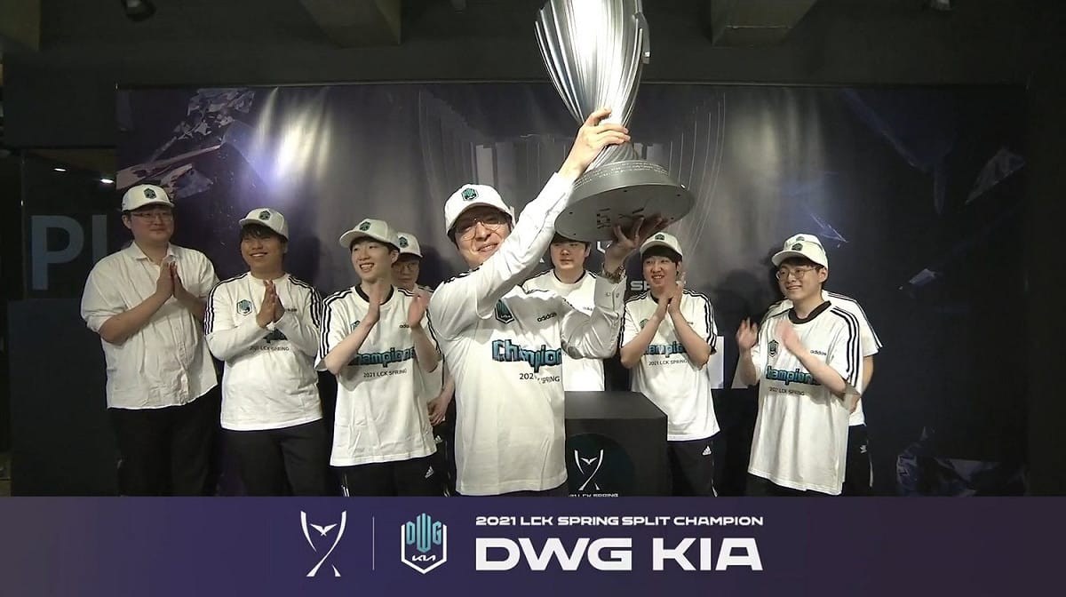 S10世界冠軍DWG KIA於LCK賽區脫穎而出，將前往冰島參加季中邀請賽。 圖：翻攝自LoL Esports 推特