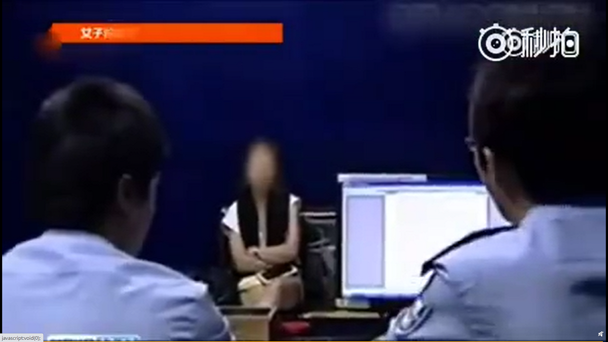 警方表示，這已經是她第四次因同樣的事情被計程車司機送來警局。 圖：翻攝自微博