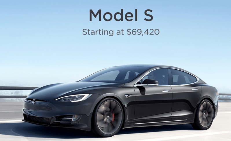 特斯拉Model S (資料照片)。 圖 : 翻攝自特斯拉官網