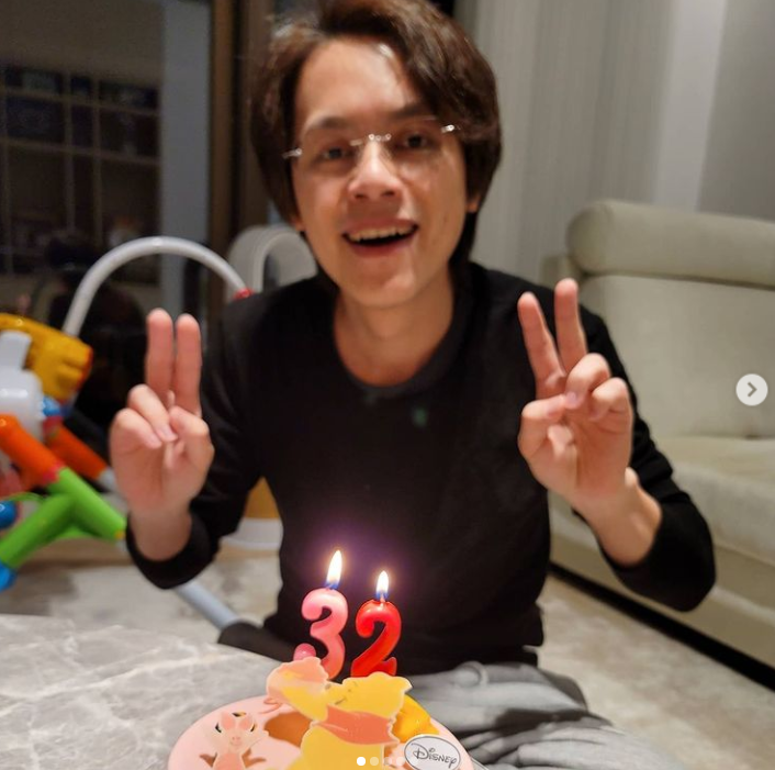 HowHow歡慶32歲生日。 圖：翻攝自HowHow IG