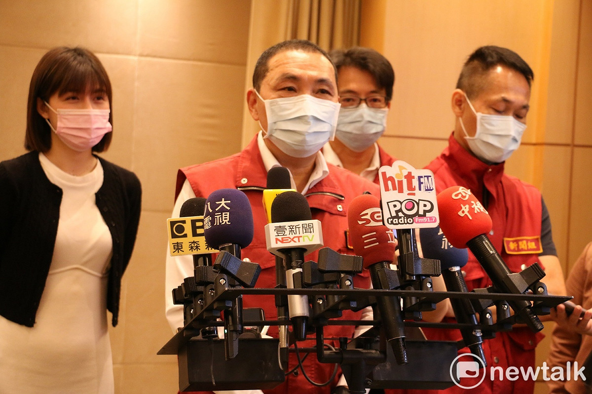 侯友宜表示，無論核四公投案結果如何，他都尊重人民的選擇。 圖：林昀真/攝