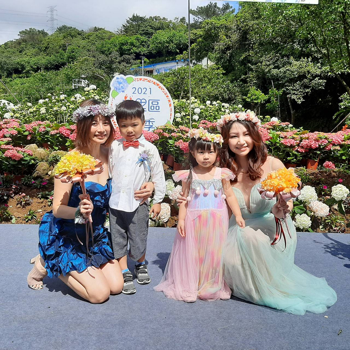 今年高家繡球花園開發七大創新特色，包括比去年的8000坪面積更多了800坪。 圖：萬里區公所提供