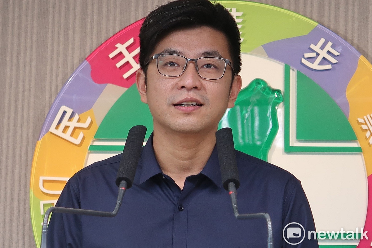 民進黨發言人周江杰。 圖：林朝億/攝