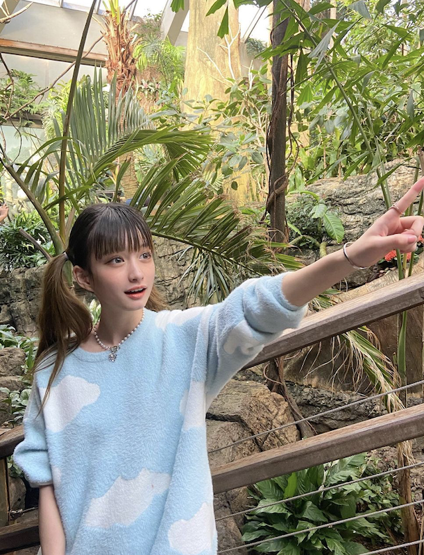 蘇Sue到動物園玩。 圖：翻攝IG／susan__k1226
