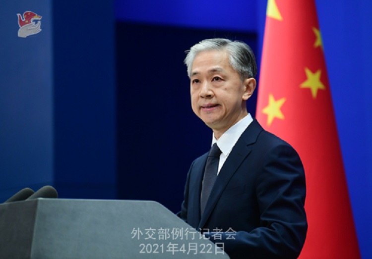 中國外交部發言人汪文斌。 圖：翻攝中國外交部網站（資料照）