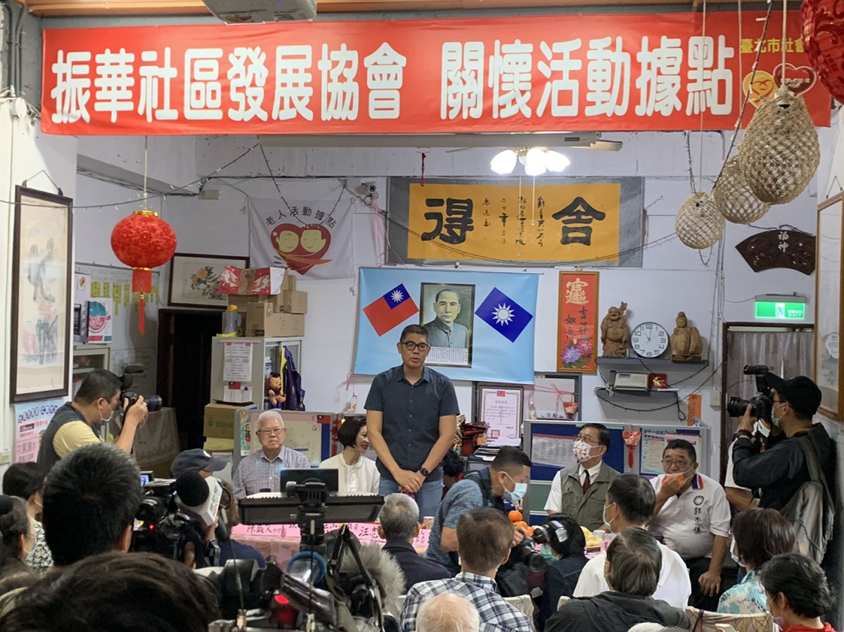 國民黨智庫副董事長連勝文持續拜會基層。 圖：連勝文辦公室/提供