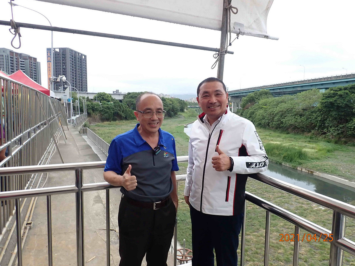 侯友宜接任市長後，指示整治湳仔溝全面盤點、對症下藥。 圖：新北市水利局提供