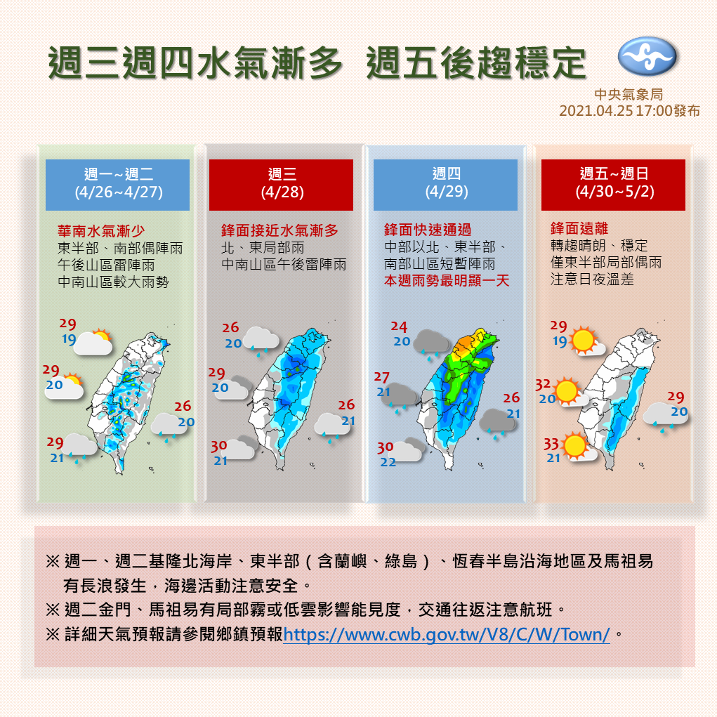 氣象局指出，中南部山區近日有開始有明顯的午後熱對流發展，對於水情不佳的地區來說，也算令人振奮的消息！ 圖：氣象局/提供
