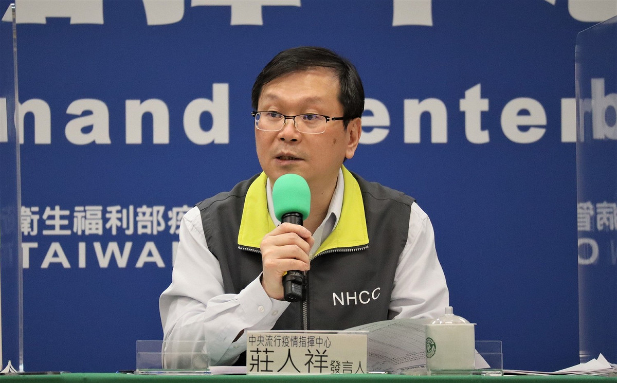 中央流行疫情指揮中心 發言人莊人祥 圖：中央流行疫情指揮中心/提供