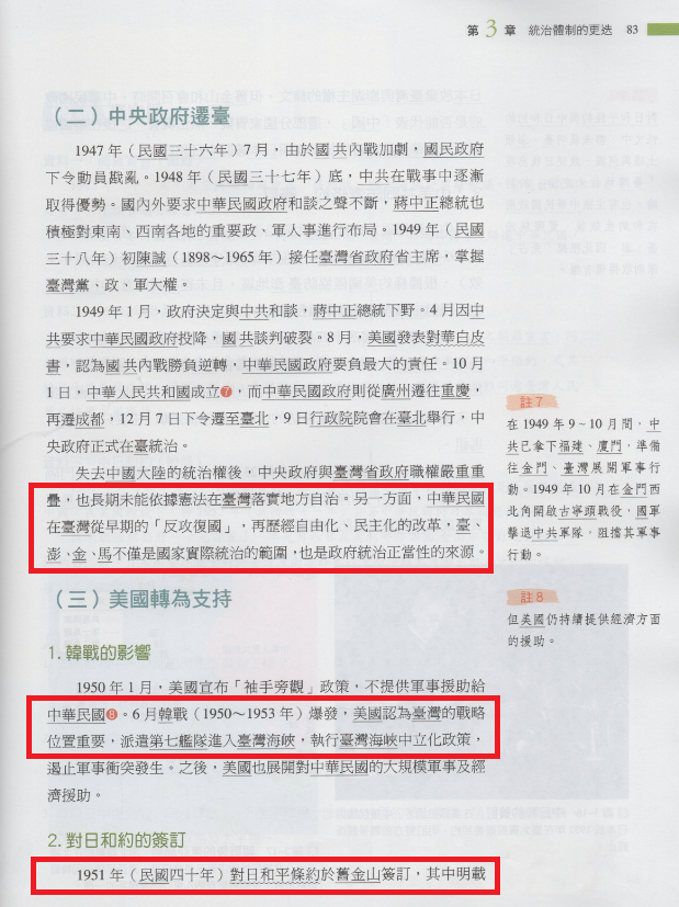 三民版高中歷史第一冊課文p83 張文隆/翻攝